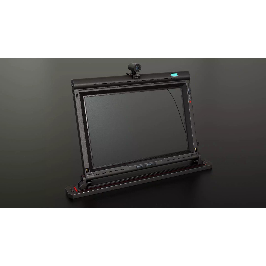 Sci-Fi Display Monitor Screen 3D Model – Low Poly PBR Game Asset, FBX - View 2