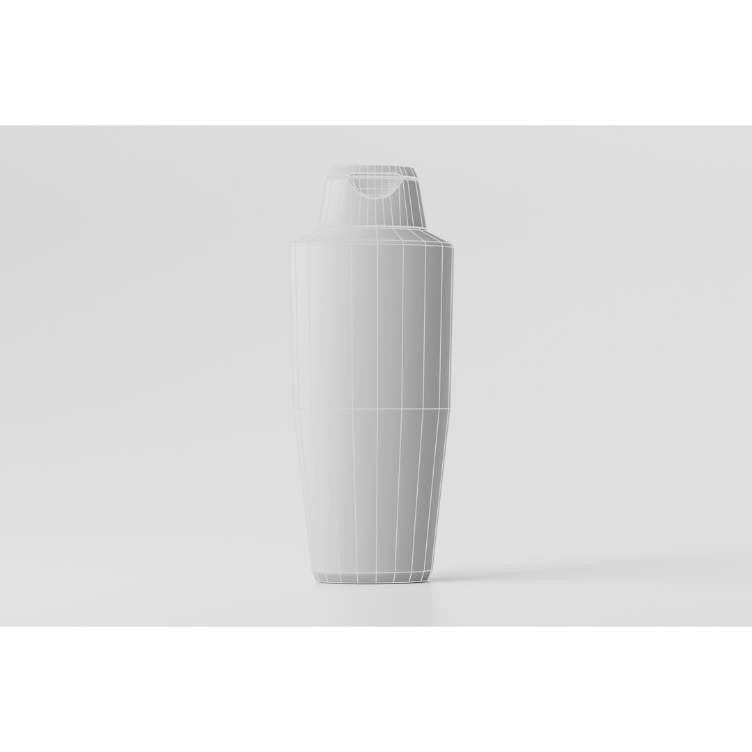 Plastic Shampoo Bottle 3D Model – Low Poly Game Asset, FBX & OBJ