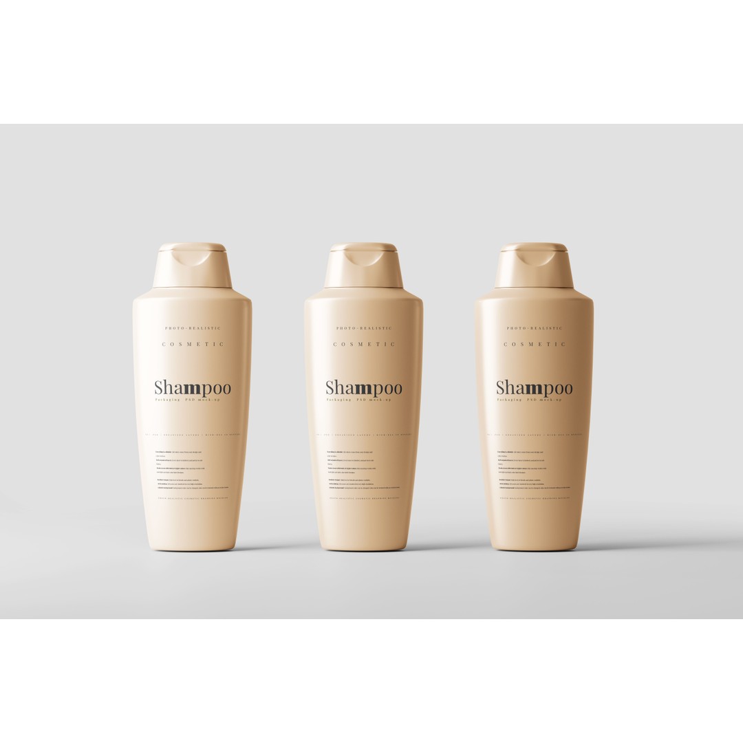 Plastic Shampoo Bottle 3D Model – Low Poly Game Asset, FBX & OBJ - View 5