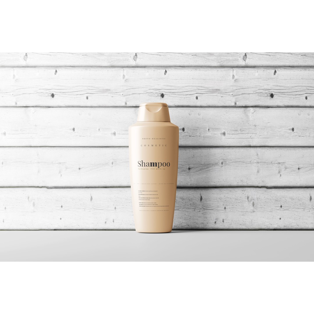Plastic Shampoo Bottle 3D Model – Low Poly Game Asset, FBX & OBJ - View 6