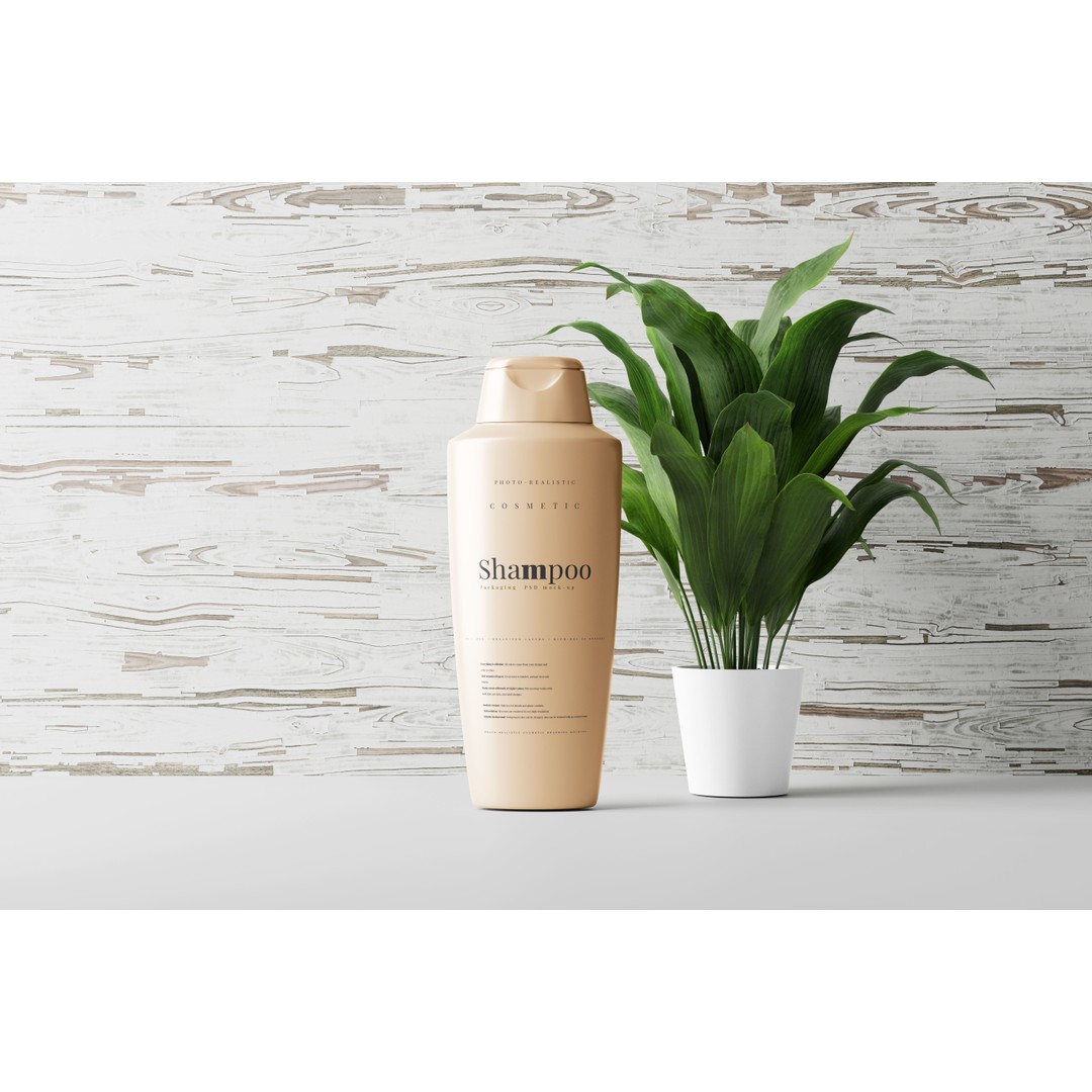 Plastic Shampoo Bottle 3D Model – Low Poly Game Asset, FBX & OBJ - View 9