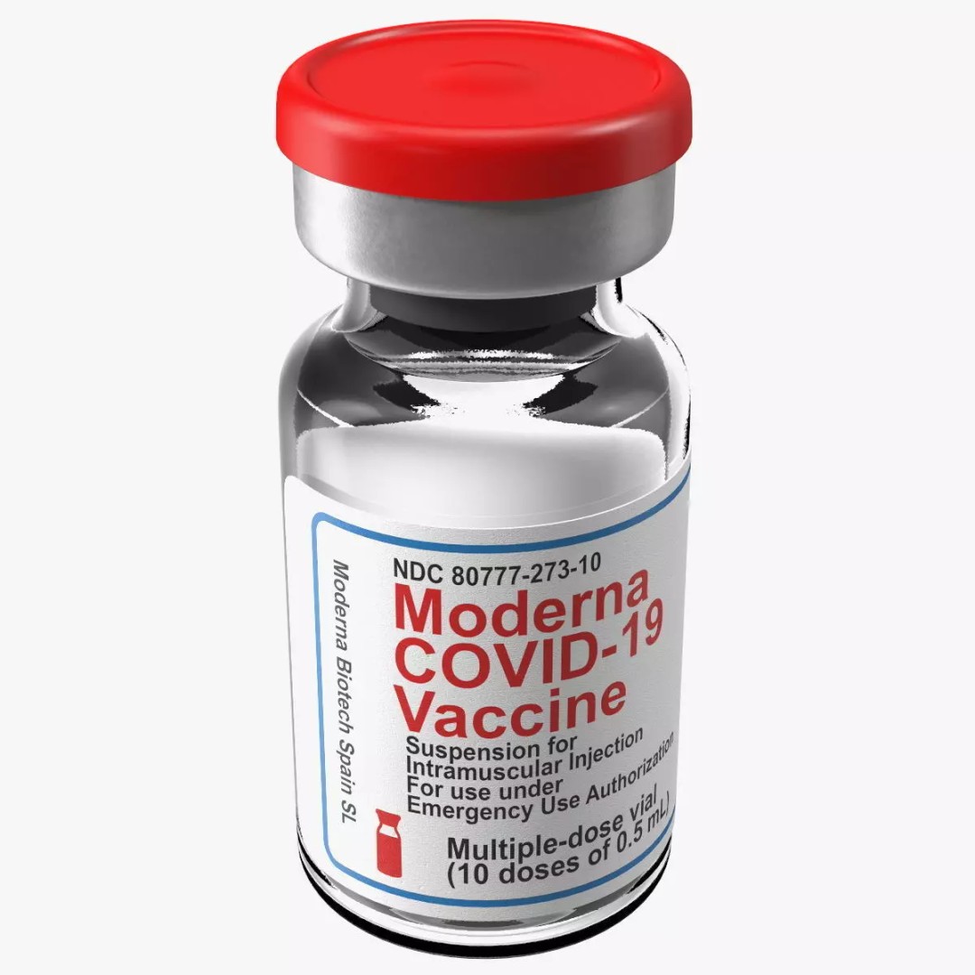 Moderna Covid-19 Vaccine 3D Model – PBR Medical Asset, FBX - View 2