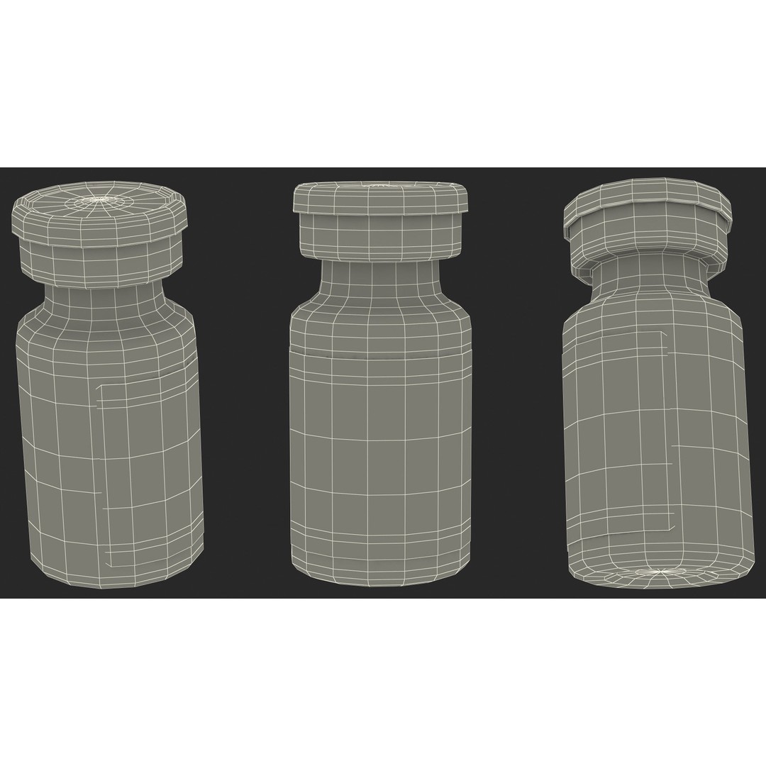 Moderna Covid-19 Vaccine 3D Model – PBR Medical Asset, FBX - View 20