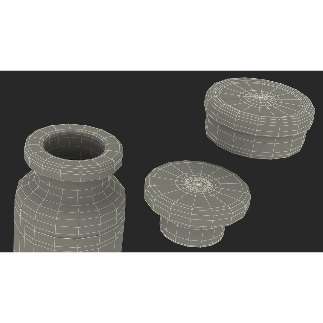 Moderna Covid-19 Vaccine 3D Model – PBR Medical Asset, FBX - View 24