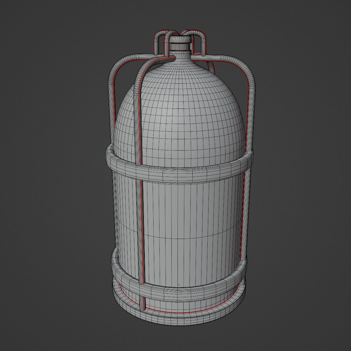 Gas Tank Set - Mid Poly Game-Ready 3D Model
