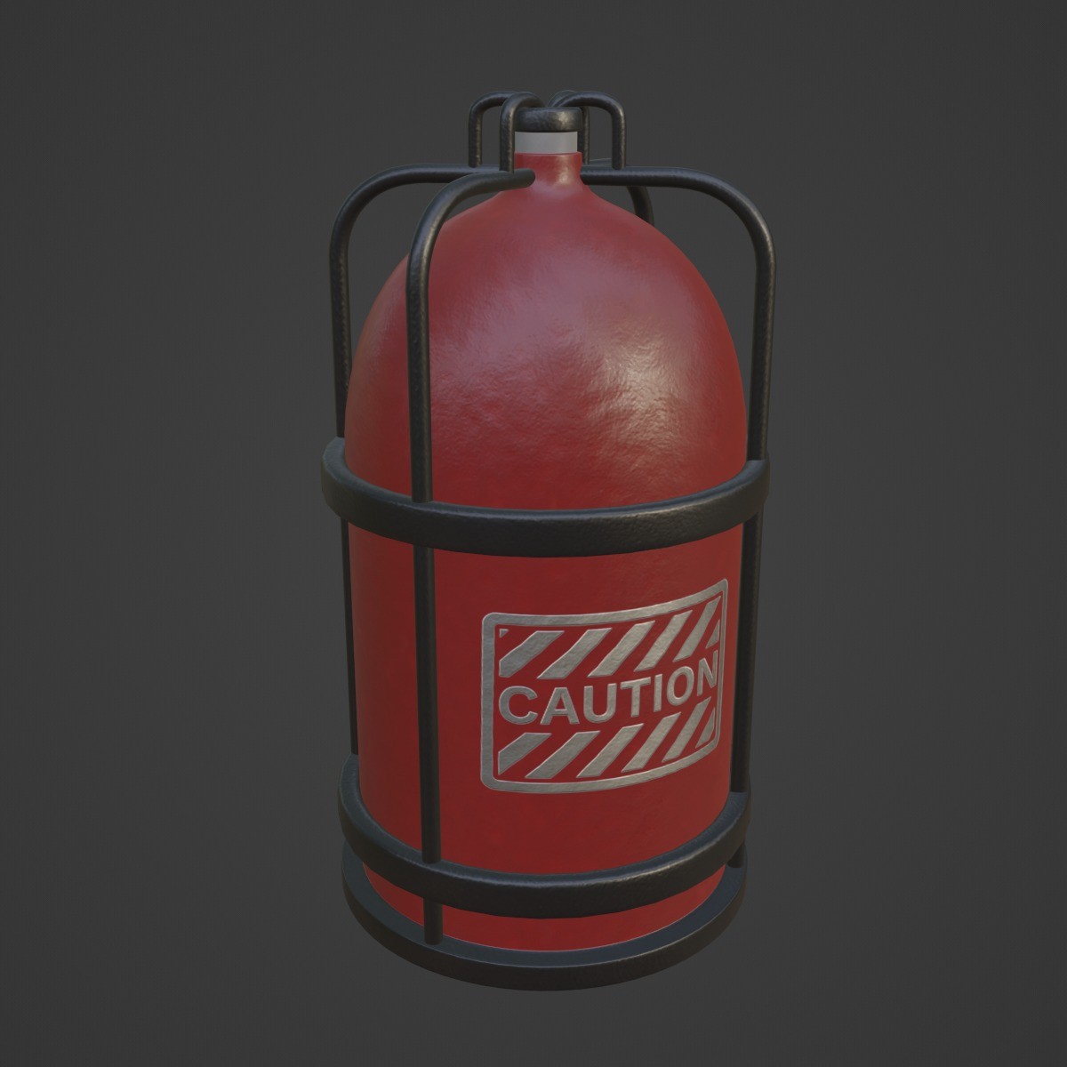 Gas Tank Set - Mid Poly Game-Ready 3D Model - View 11