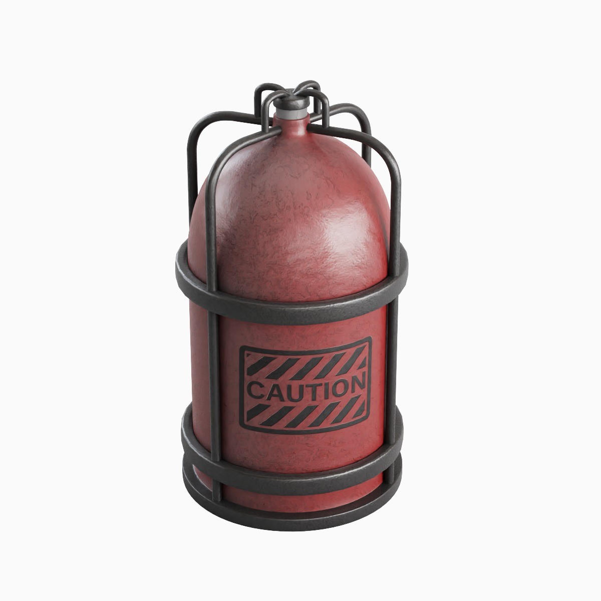 Gas Tank Set - Mid Poly Game-Ready 3D Model - View 16