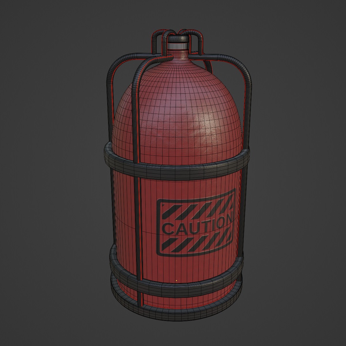 Gas Tank Set - Mid Poly Game-Ready 3D Model - View 20