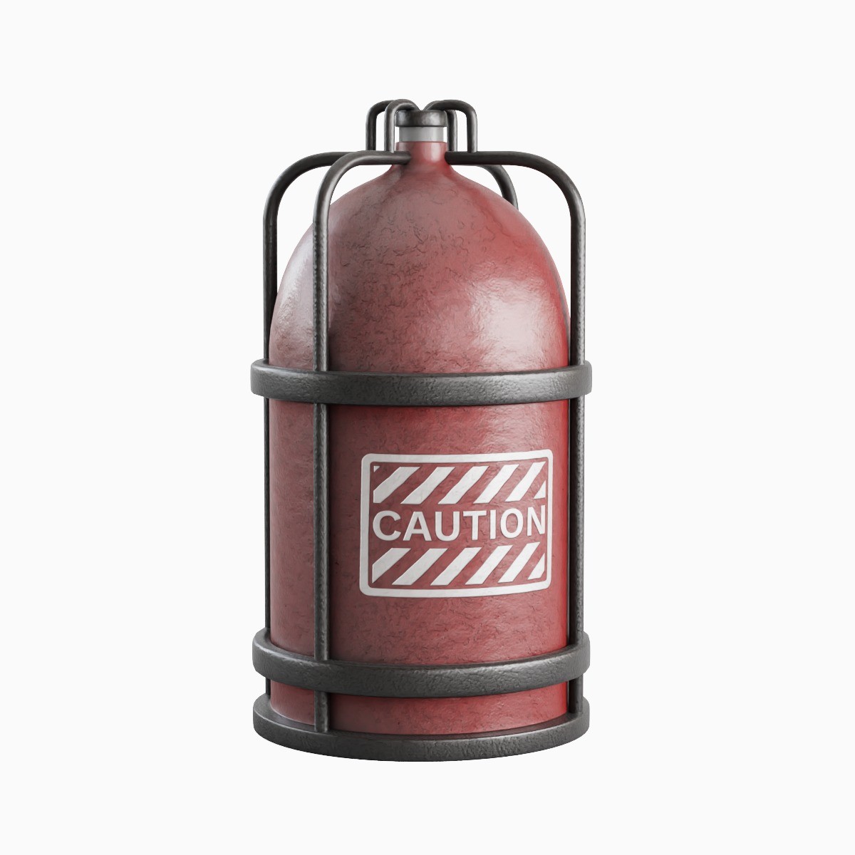 Gas Tank Set - Mid Poly Game-Ready 3D Model - View 5