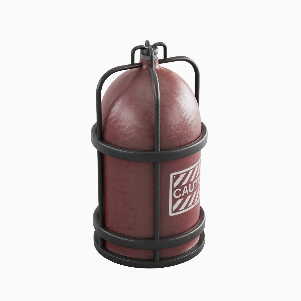 Gas Tank Set - Mid Poly Game-Ready 3D Model - View 9