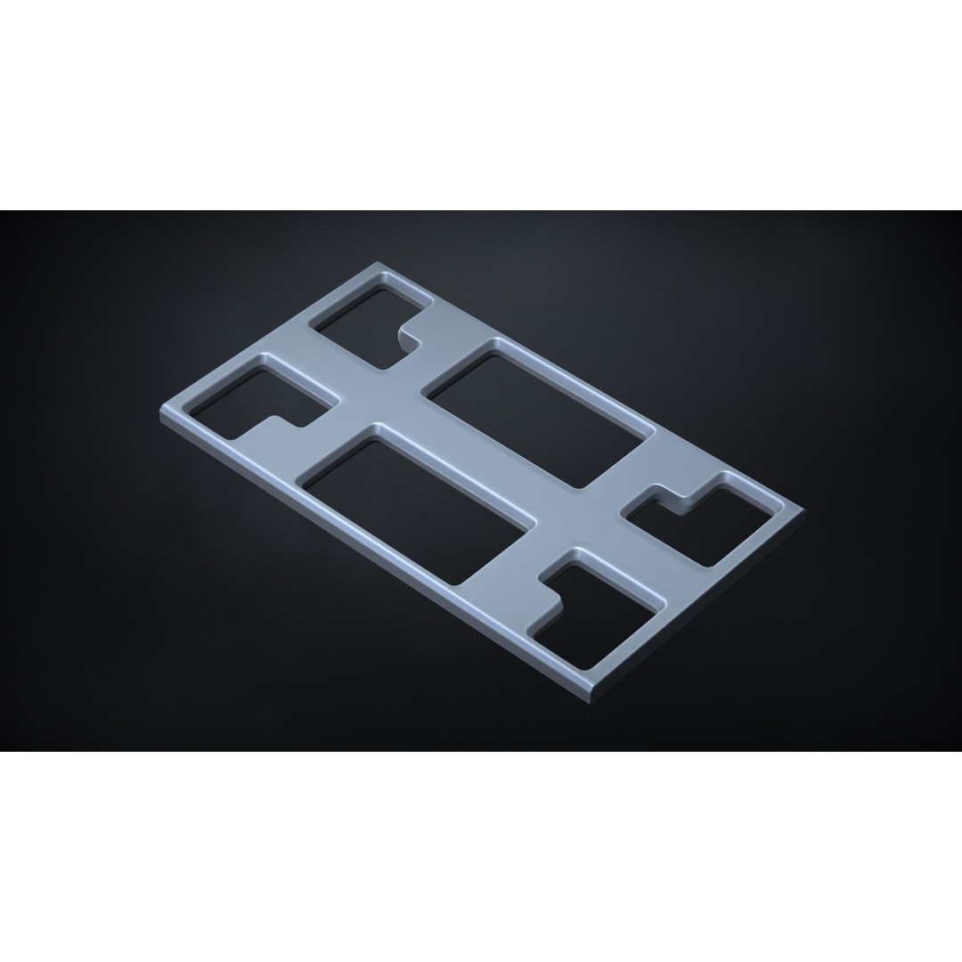 30 SUBD Perforated Panel Elements 3D Model – High Poly Kitbash, FBX, Blender - View 10