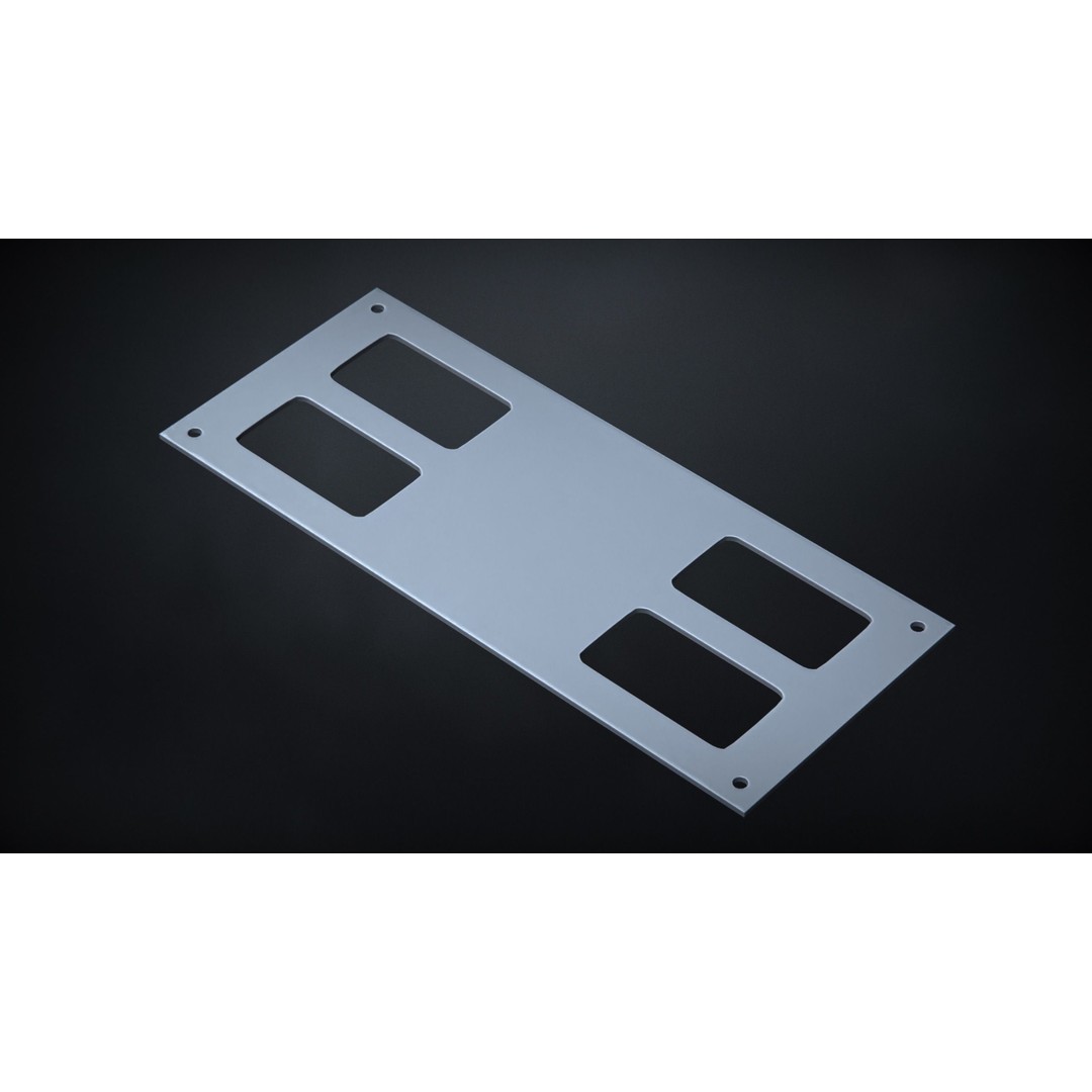30 SUBD Perforated Panel Elements 3D Model – High Poly Kitbash, FBX, Blender - View 15
