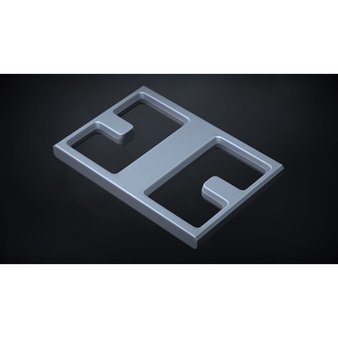 30 SUBD Perforated Panel Elements 3D Model – High Poly Kitbash, FBX, Blender - View 6