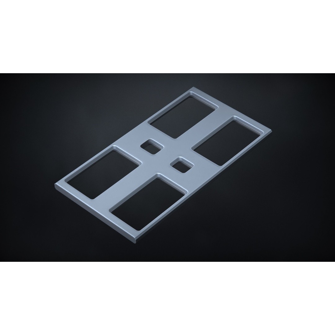 30 SUBD Perforated Panel Elements 3D Model – High Poly Kitbash, FBX, Blender - View 7