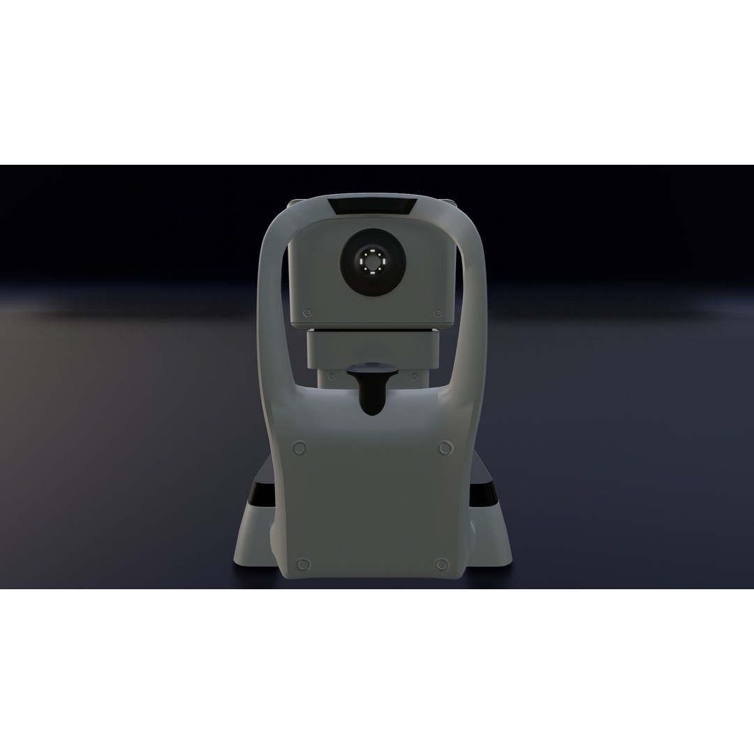 Keratometer 3D Model – Low Poly Medical Equipment, FBX & OBJ - View 10