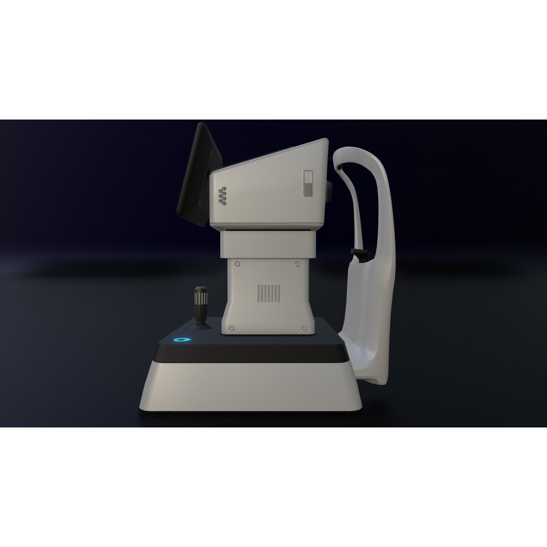 Keratometer 3D Model – Low Poly Medical Equipment, FBX & OBJ - View 4