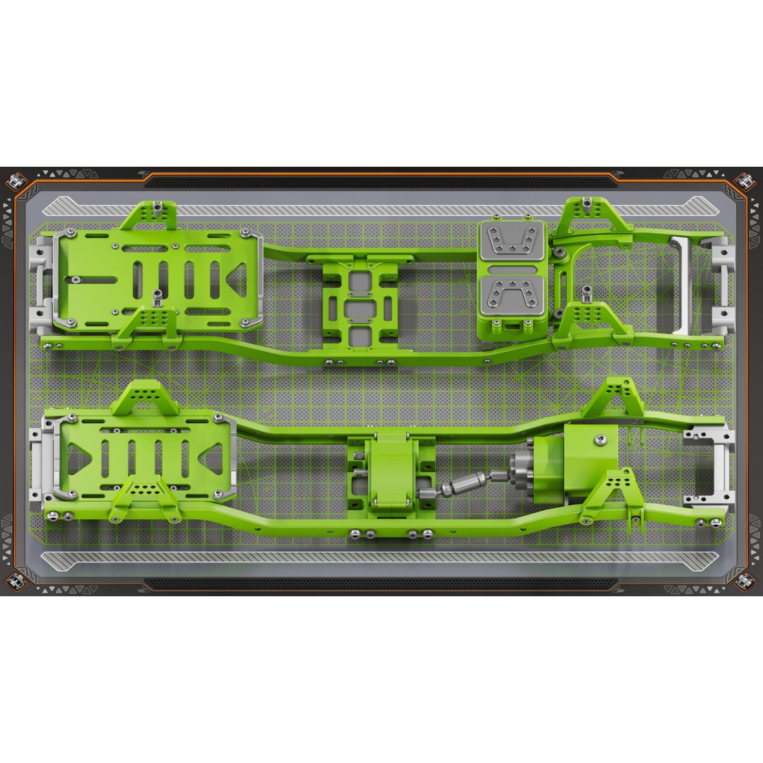 Mechanical KITBASH 3D Model – Sci-Fi Hard Surface Assets, 420 Unique Objects - View 5