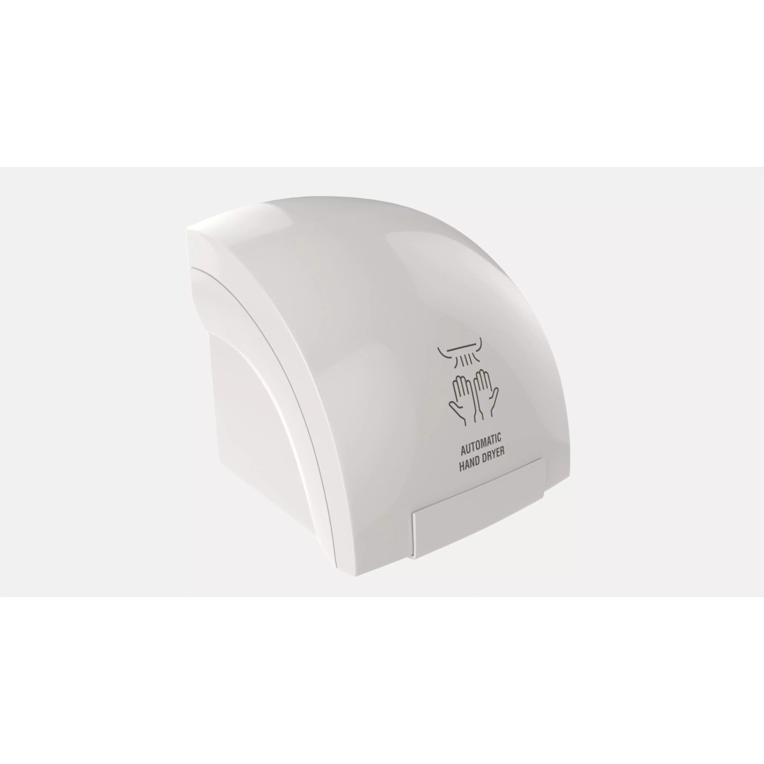Automatic Air Hand Dryer 3D Model – High Quality PBR Asset, FBX/OBJ - View 2