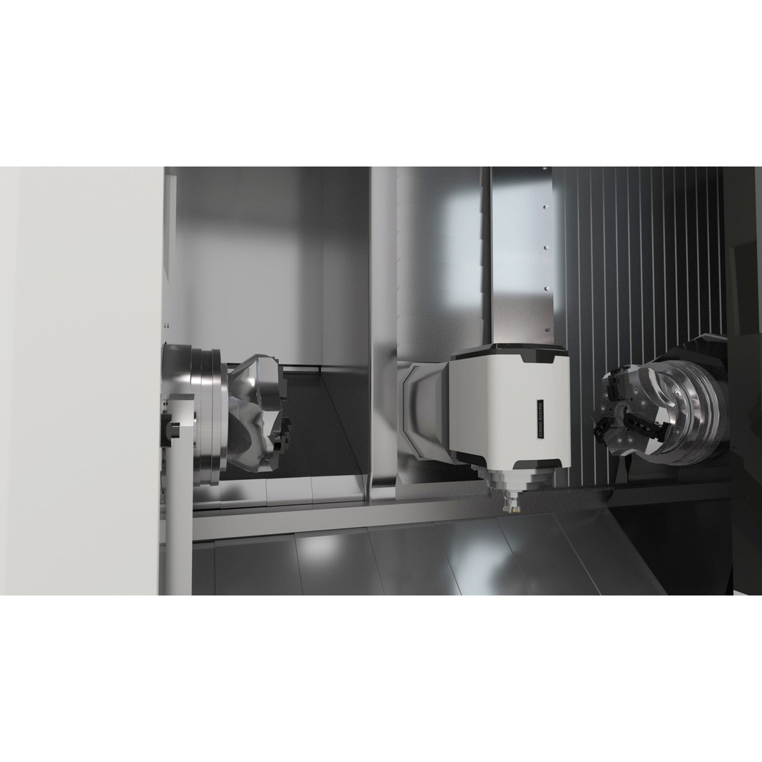Milling Machine 3D Model – Rigged Industrial Asset, FBX, OBJ - View 54