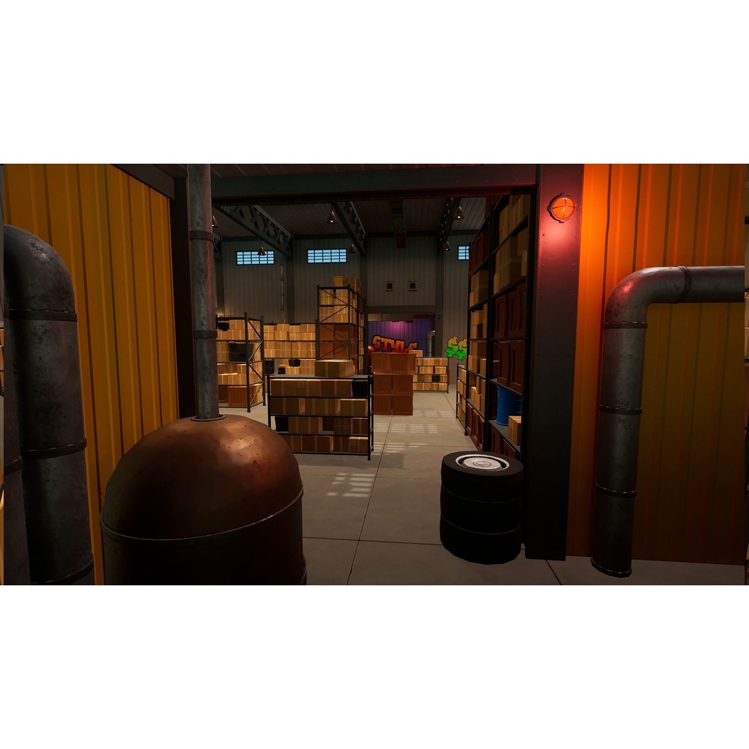 Warehouse 3D Model – Stylized Low Poly FPS Map, Game Ready, FBX - View 7