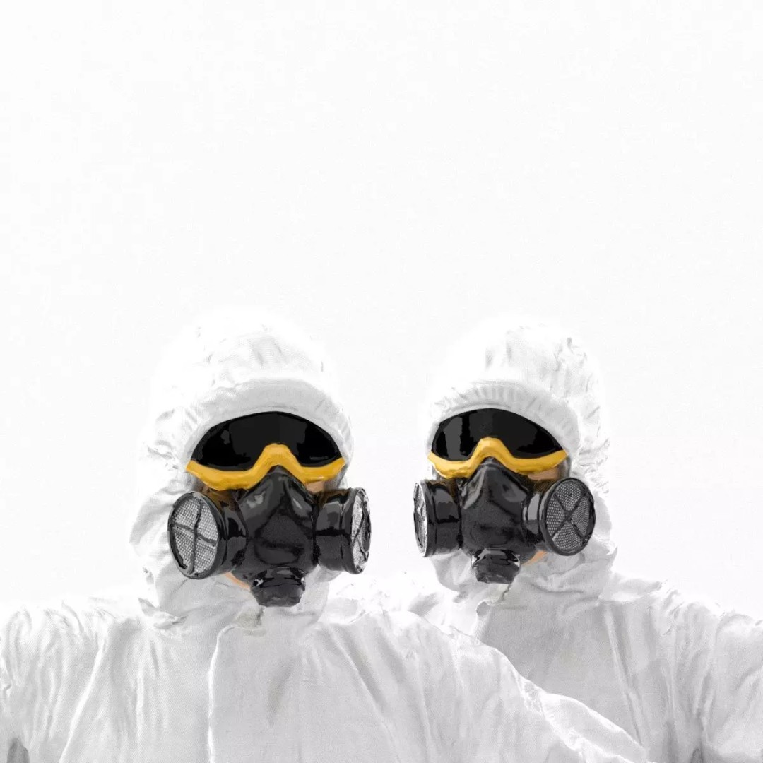 Disinfector 3D Model – Low Poly Character in Hazmat Suit, FBX - View 5