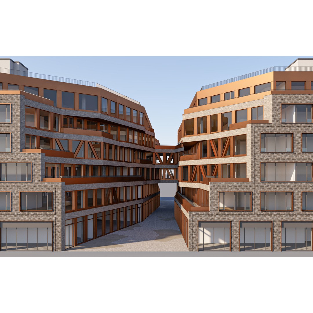 Modern Office Building 3D Model – Detailed Contemporary Design, FBX - View 12