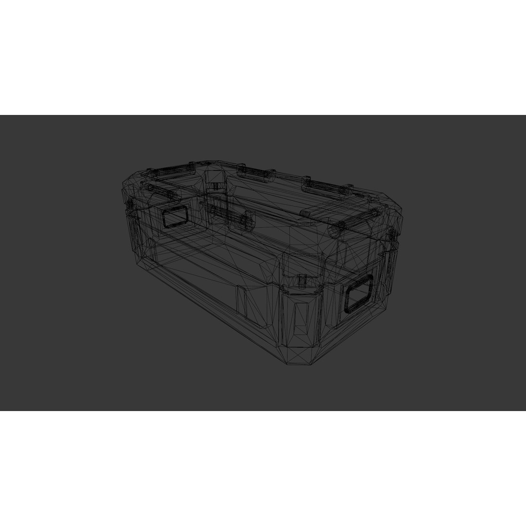 Container 3D Model – Low Poly Industrial Asset, FBX & OBJ Formats - View 11