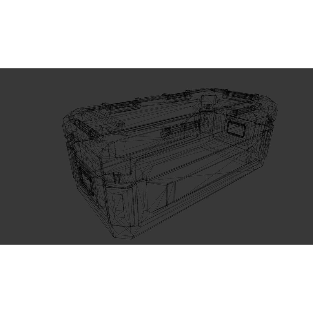 Container 3D Model – Low Poly Industrial Asset, FBX & OBJ Formats - View 12