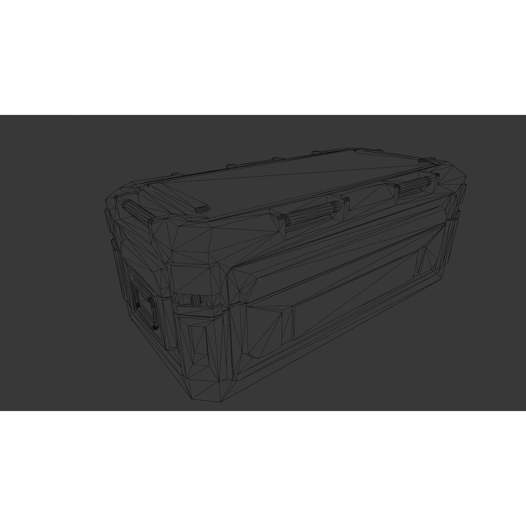 Container 3D Model – Low Poly Industrial Asset, FBX & OBJ Formats - View 13