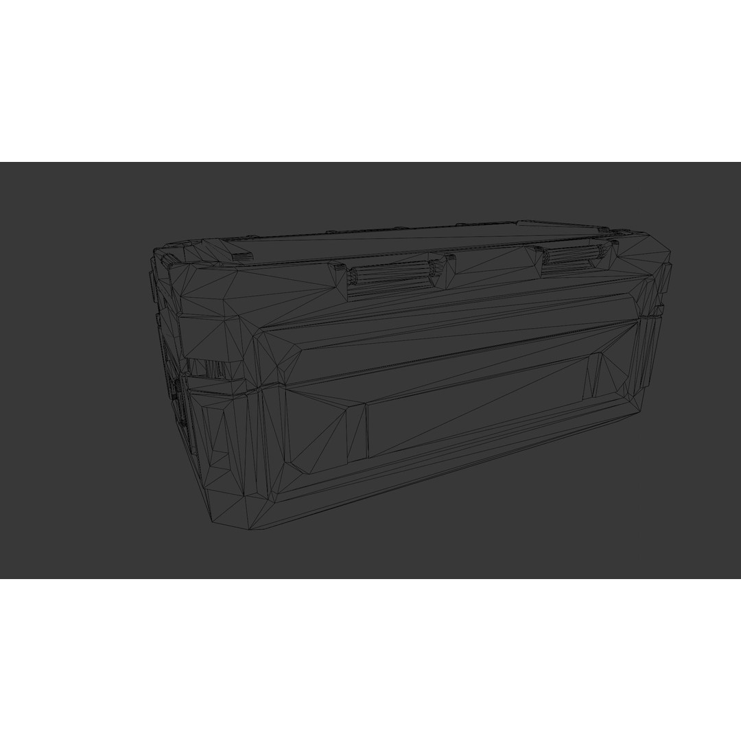 Container 3D Model – Low Poly Industrial Asset, FBX & OBJ Formats - View 15