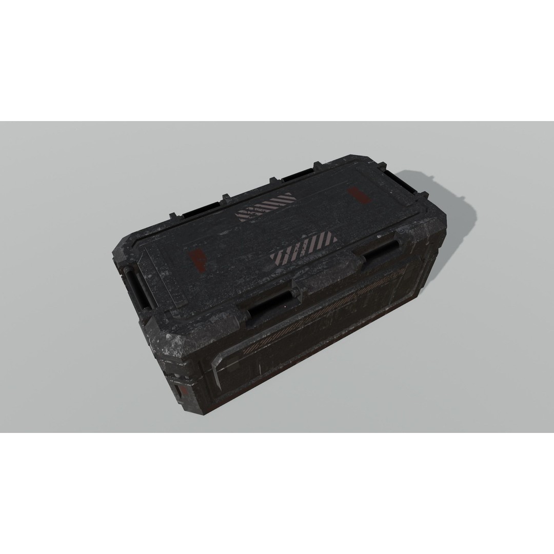 Container 3D Model – Low Poly Industrial Asset, FBX & OBJ Formats - View 16