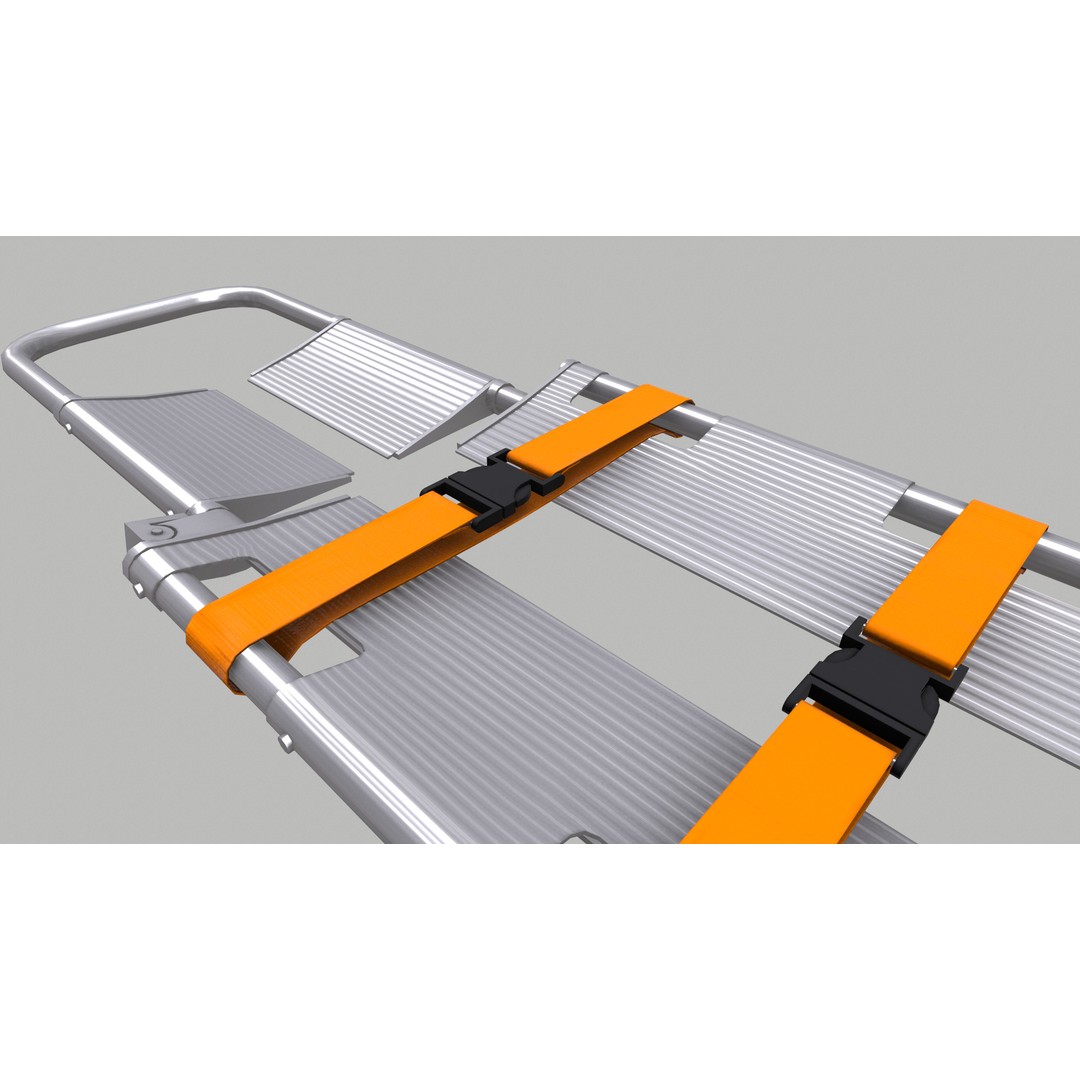 Scoop Stretcher 3D Model – Low Poly Game-Ready Asset, FBX, OBJ, Blender - View 24
