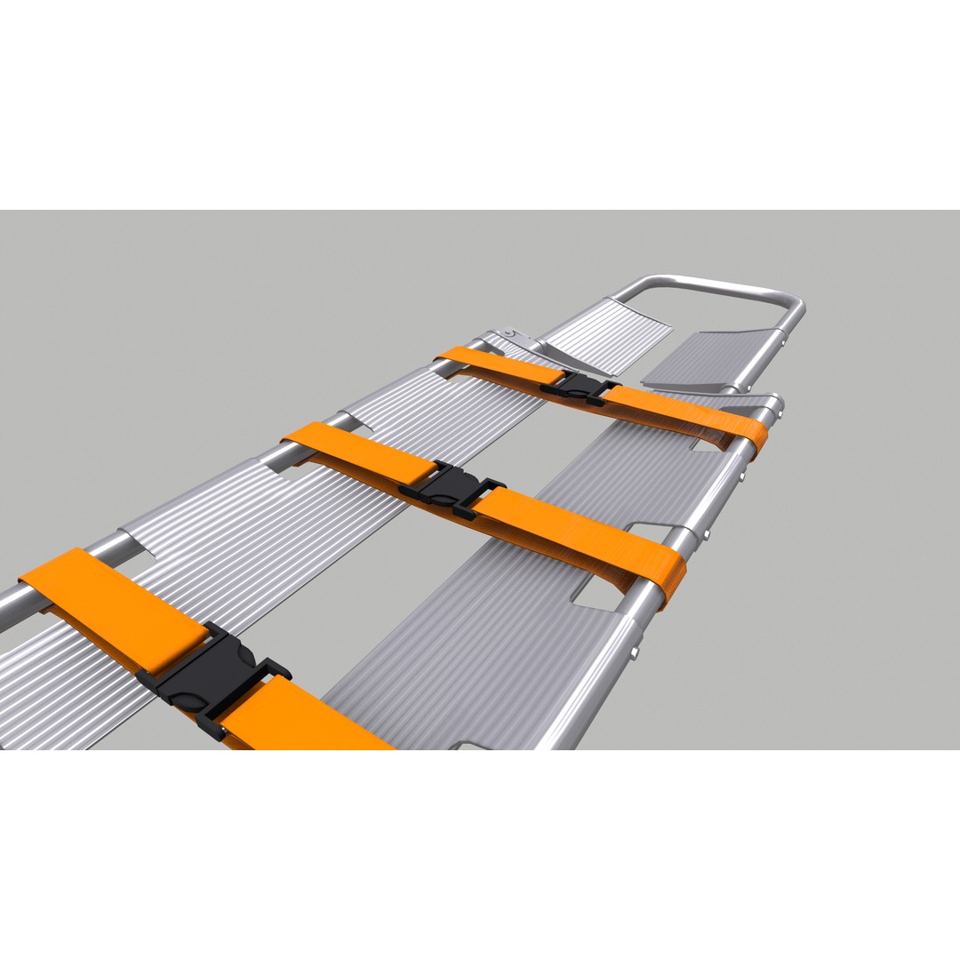 Scoop Stretcher 3D Model – Low Poly Game-Ready Asset, FBX, OBJ, Blender - View 25