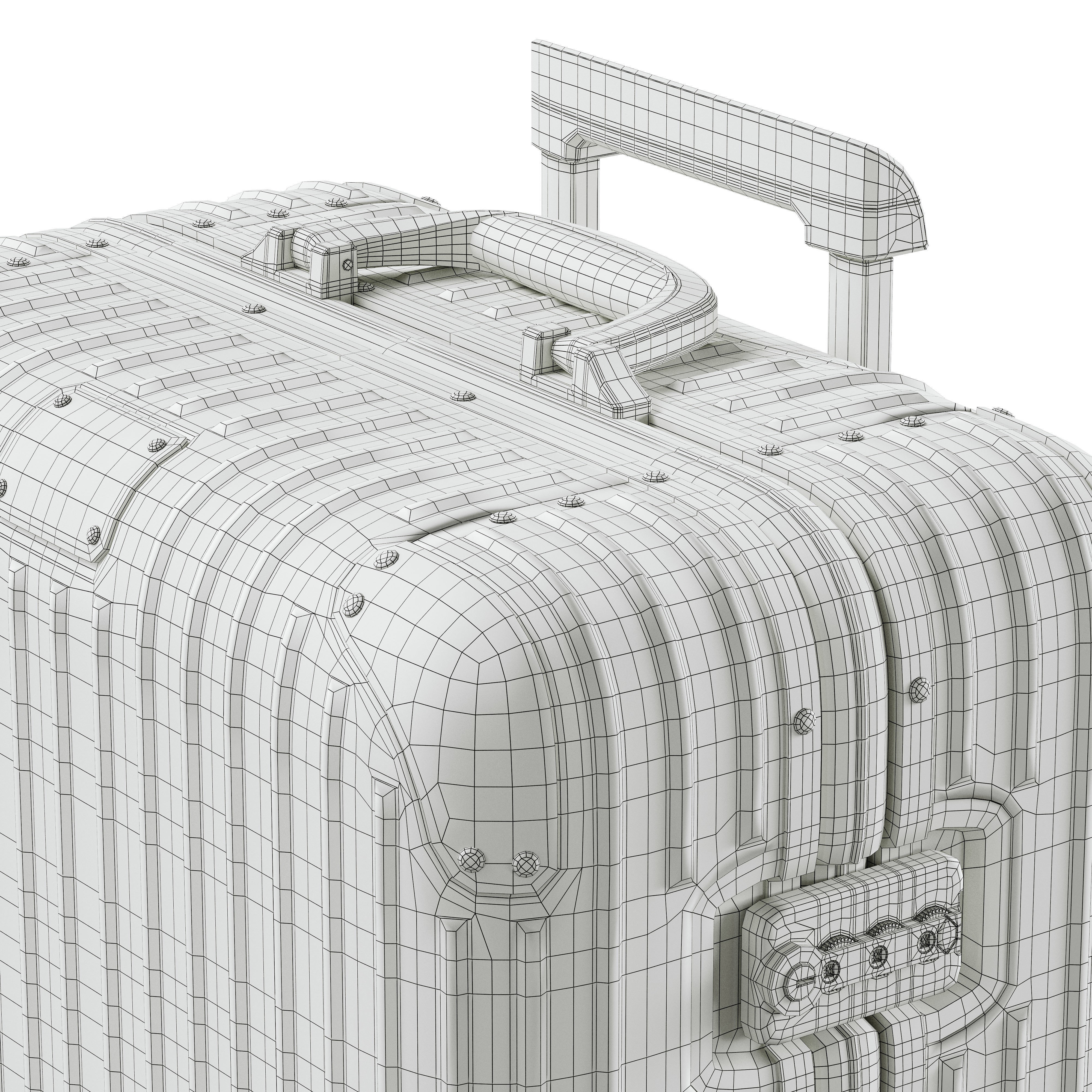 Rimowa Suitcase Collection - Game-Ready 3D Model
