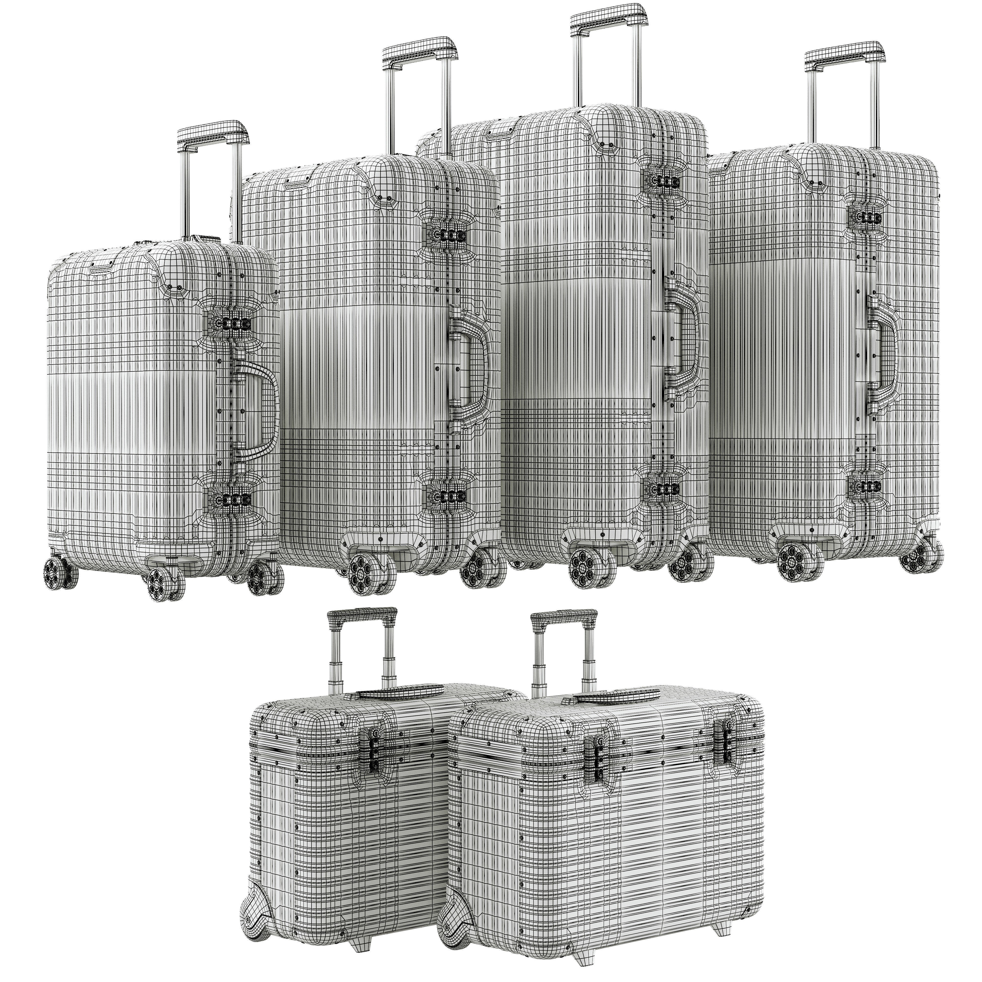 Rimowa Suitcase Collection - Game-Ready 3D Model - View 7