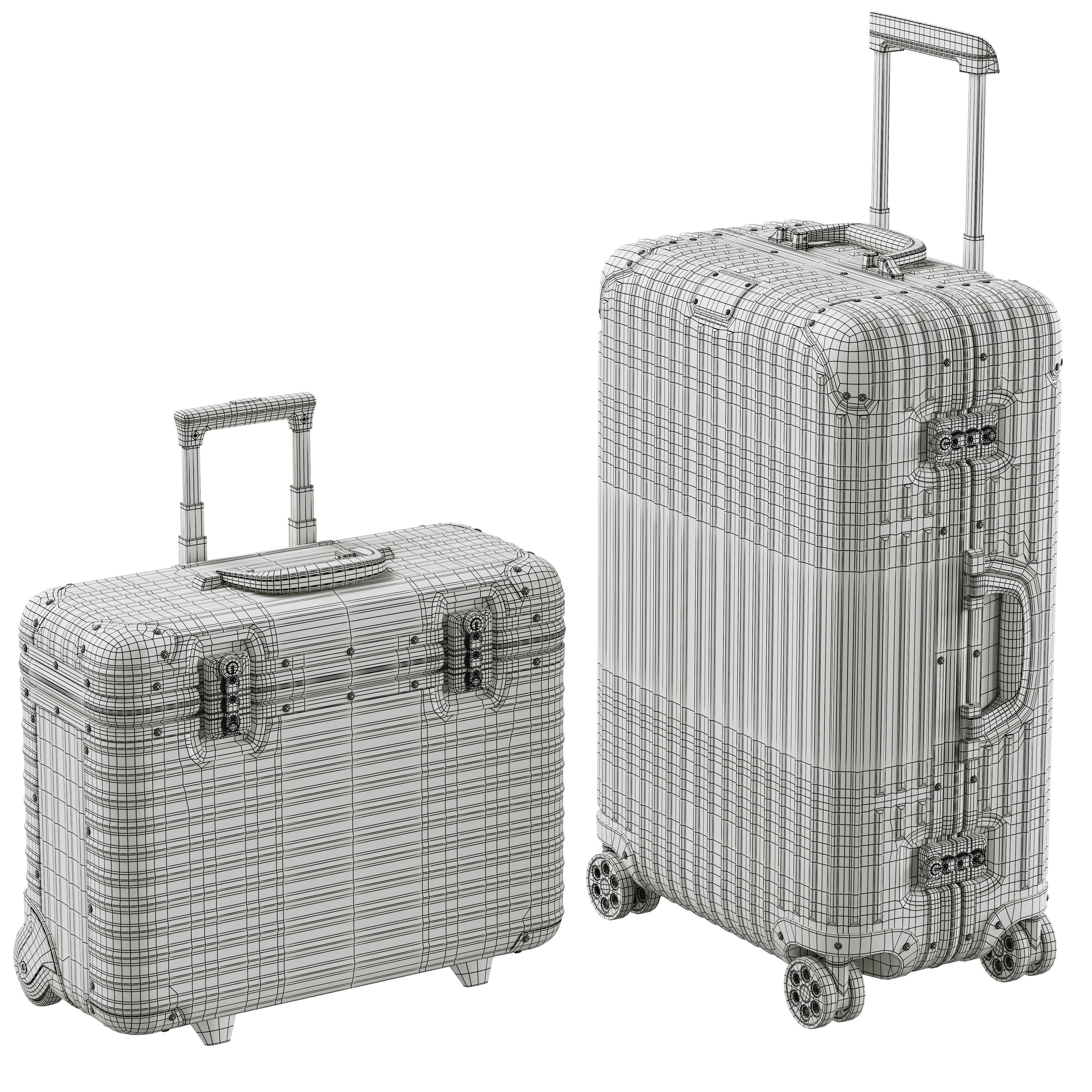 Rimowa Suitcase Collection - Game-Ready 3D Model - View 8