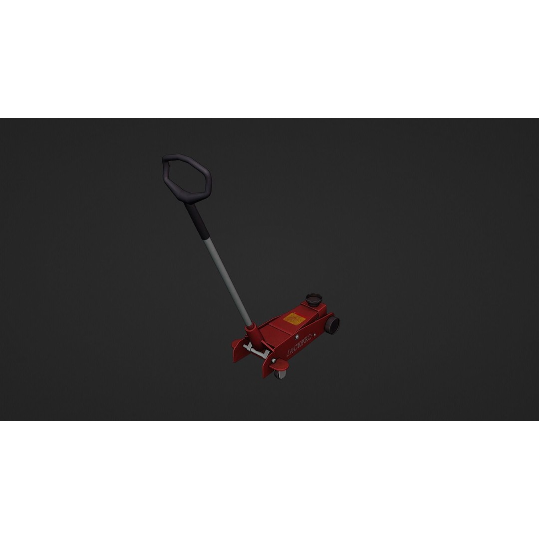 Car Jack 3D Model – Low Poly Game-Ready Asset, FBX & OBJ Formats - View 11