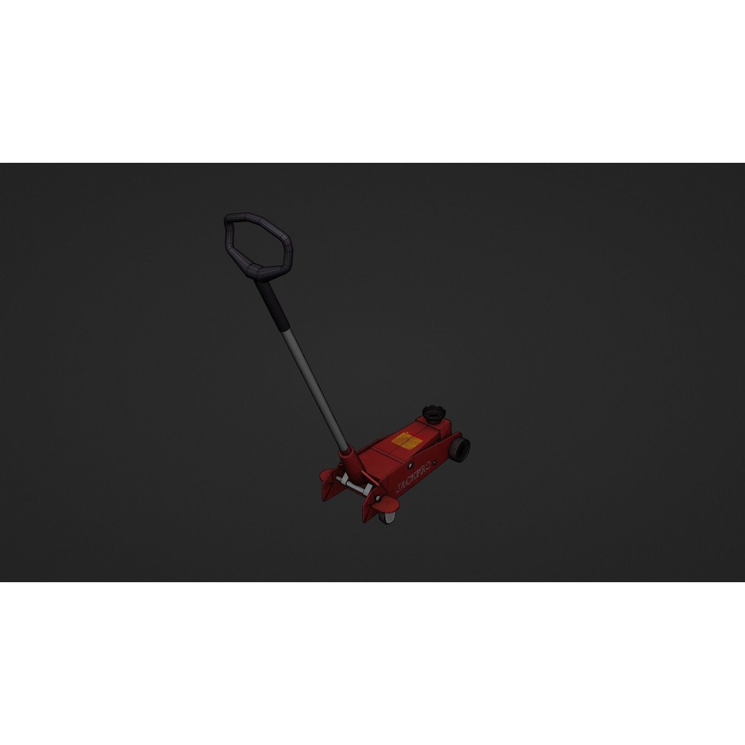 Car Jack 3D Model – Low Poly Game-Ready Asset, FBX & OBJ Formats - View 12