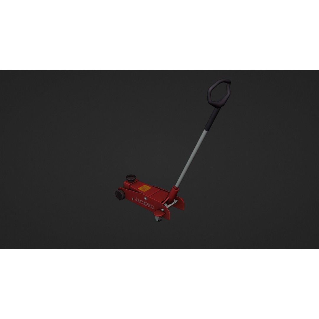 Car Jack 3D Model – Low Poly Game-Ready Asset, FBX & OBJ Formats - View 13