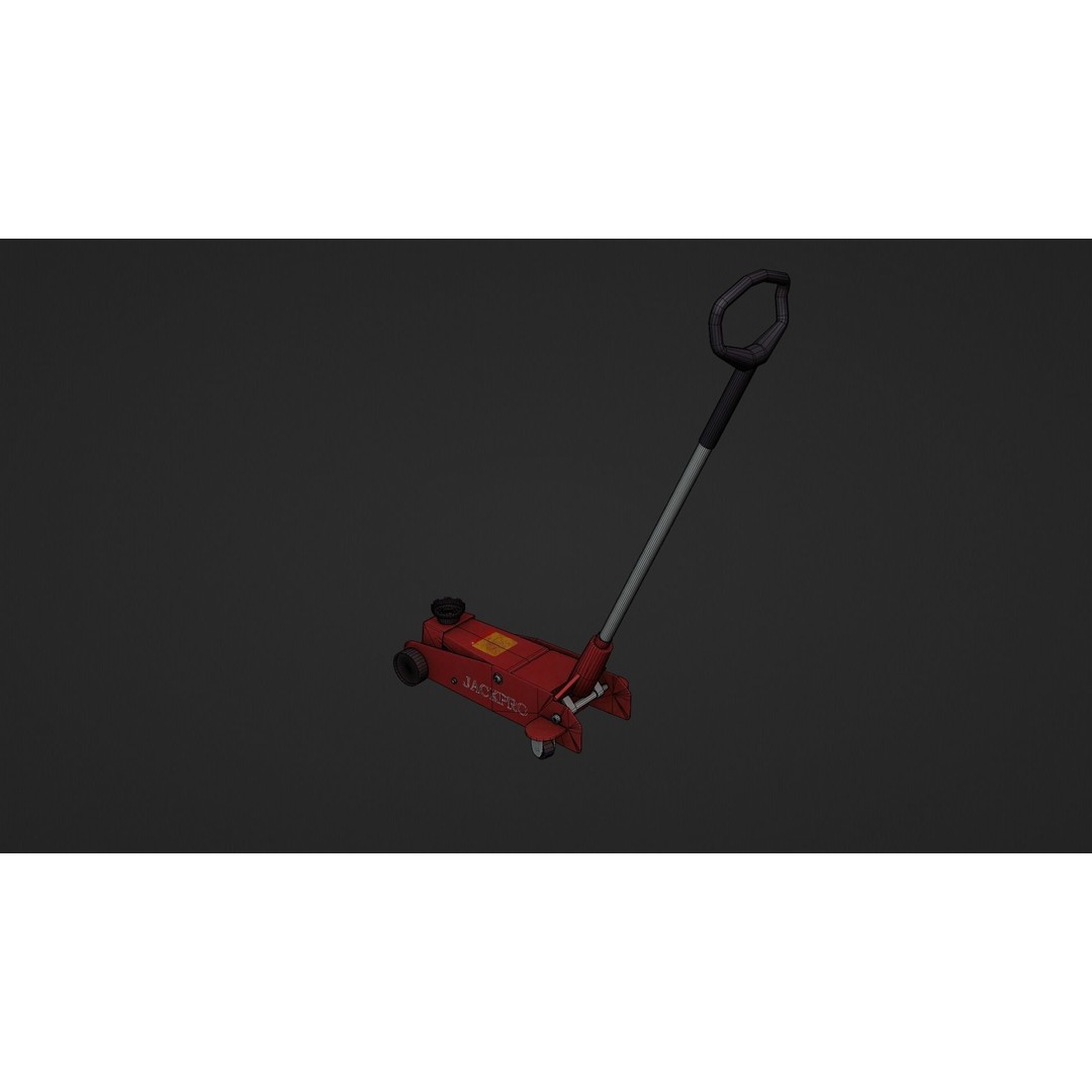 Car Jack 3D Model – Low Poly Game-Ready Asset, FBX & OBJ Formats - View 14