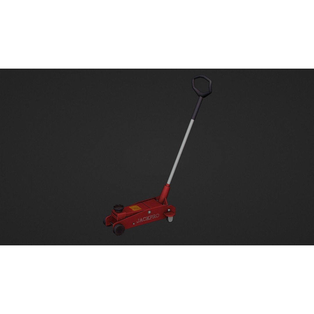 Car Jack 3D Model – Low Poly Game-Ready Asset, FBX & OBJ Formats - View 17