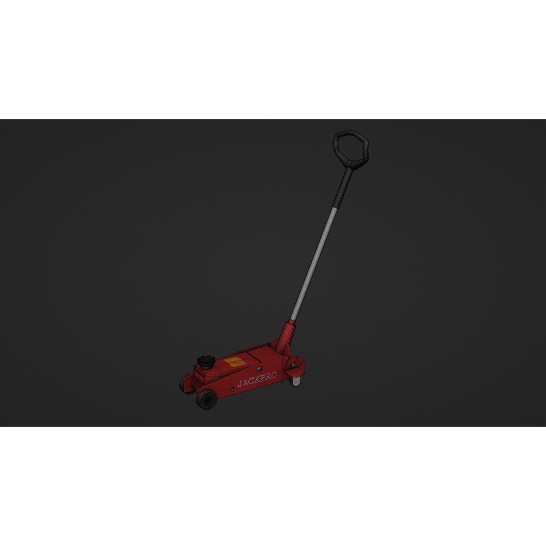 Car Jack 3D Model – Low Poly Game-Ready Asset, FBX & OBJ Formats - View 18