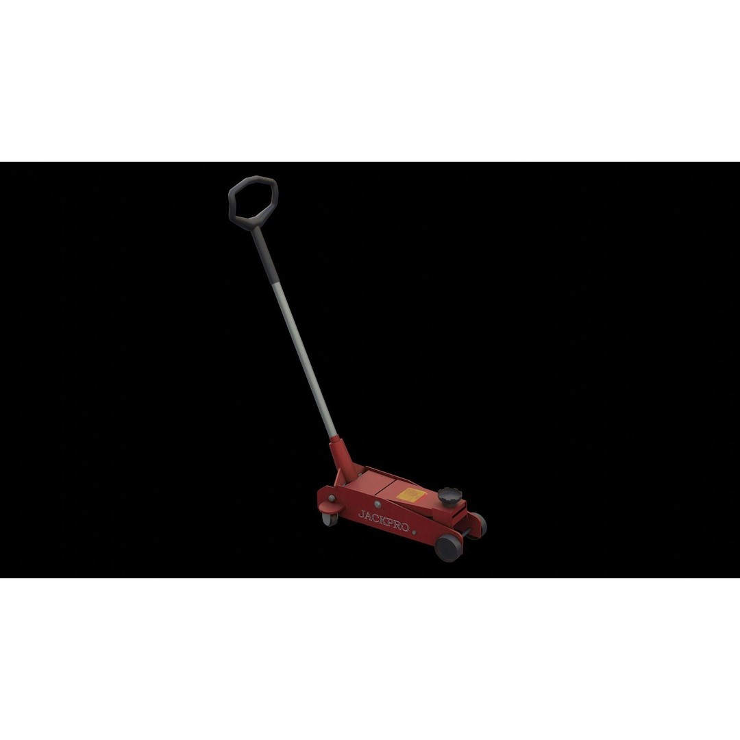 Car Jack 3D Model – Low Poly Game-Ready Asset, FBX & OBJ Formats - View 3