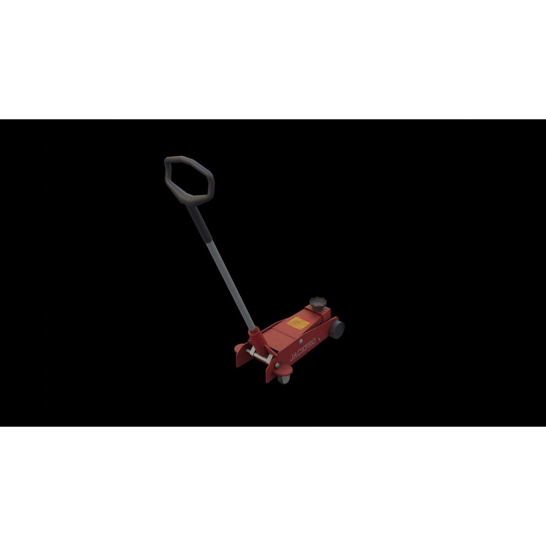 Car Jack 3D Model – Low Poly Game-Ready Asset, FBX & OBJ Formats - View 4