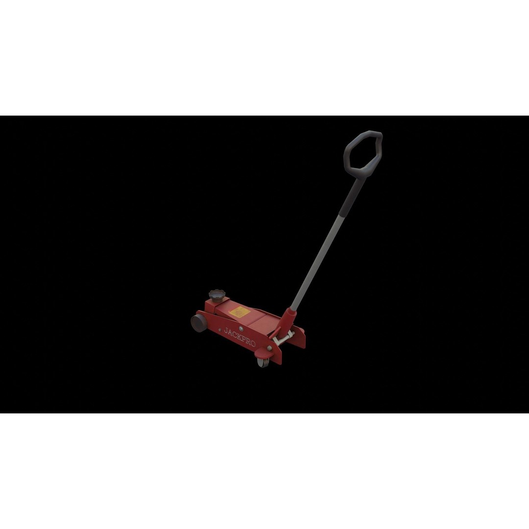 Car Jack 3D Model – Low Poly Game-Ready Asset, FBX & OBJ Formats - View 5