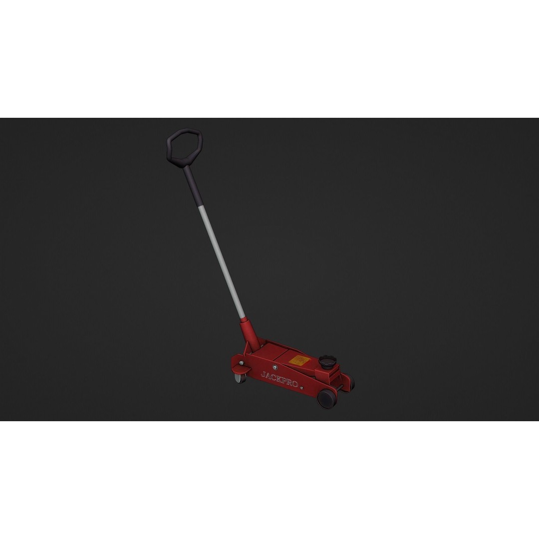Car Jack 3D Model – Low Poly Game-Ready Asset, FBX & OBJ Formats - View 9