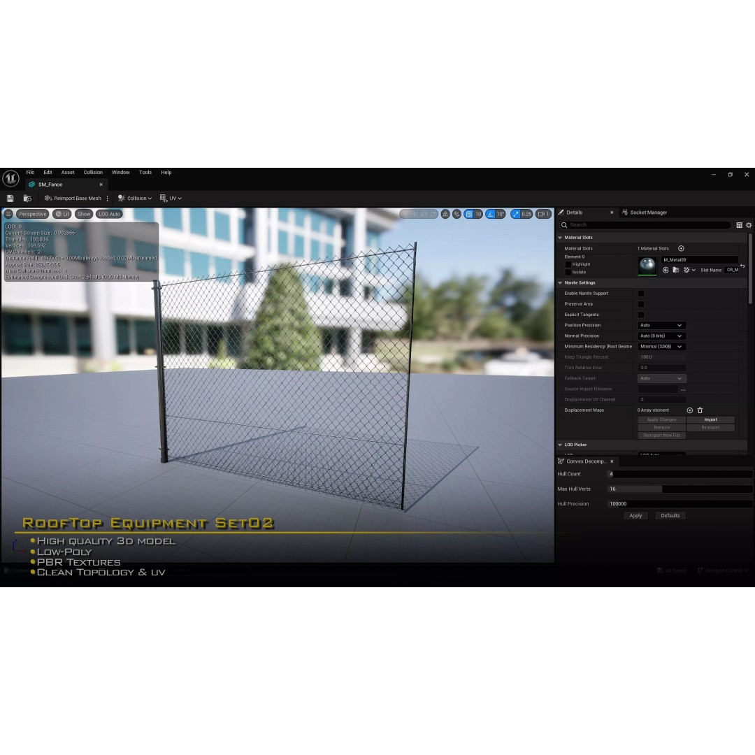 Rooftop Equipment 3D Model – Low Poly PBR Asset, FBX, OBJ, Blender - View 12