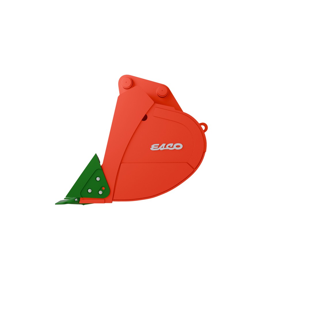 ESCO Extreme-Duty Plate Lip Bucket 3D Model – Low Poly Game Asset, FBX, PBR - View 3