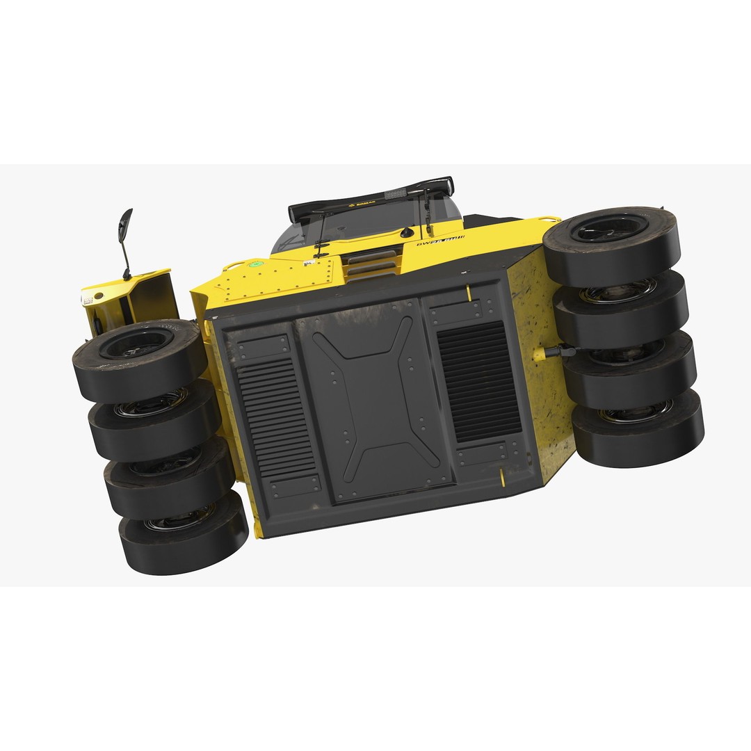 Bomag BW 28 RH Compactor 3D Model – PBR Textured Industrial Vehicle - View 15