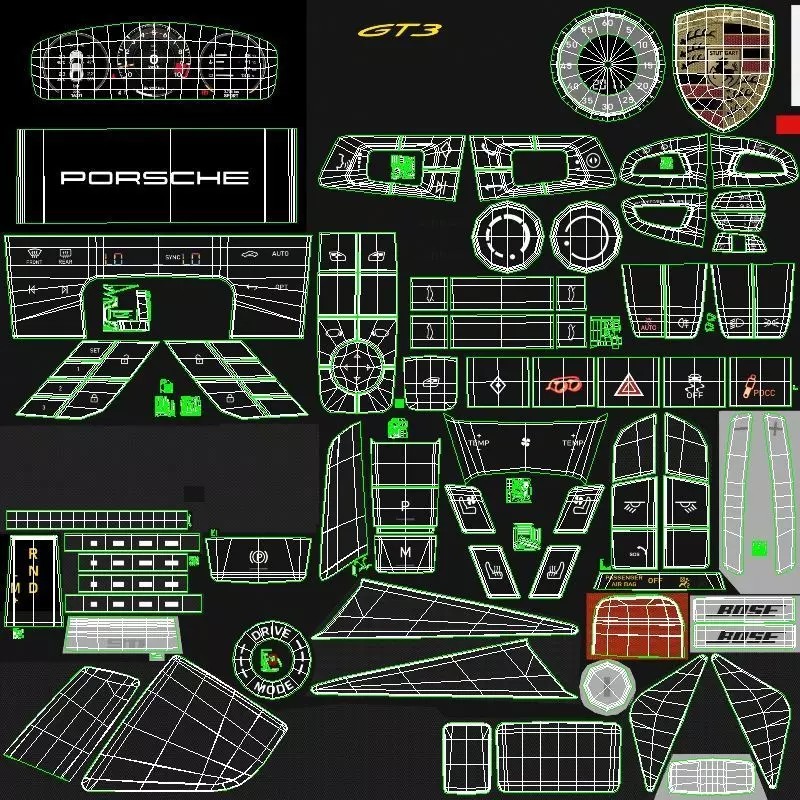 2026 Porsche 911 Targa 4 GTS - Photorealistic 3D Model